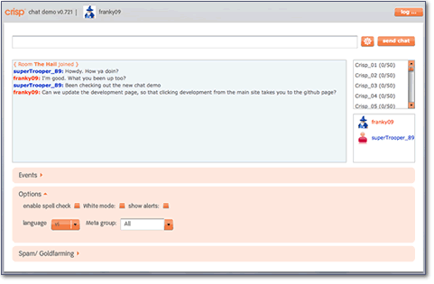 Crisp chat demo