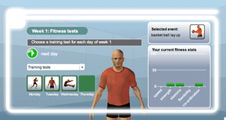 fitness tests game